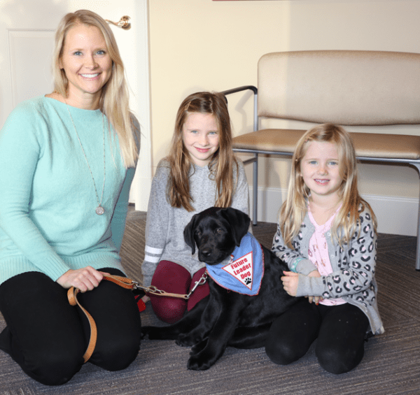 Dr. Culver & Daisy the puppy