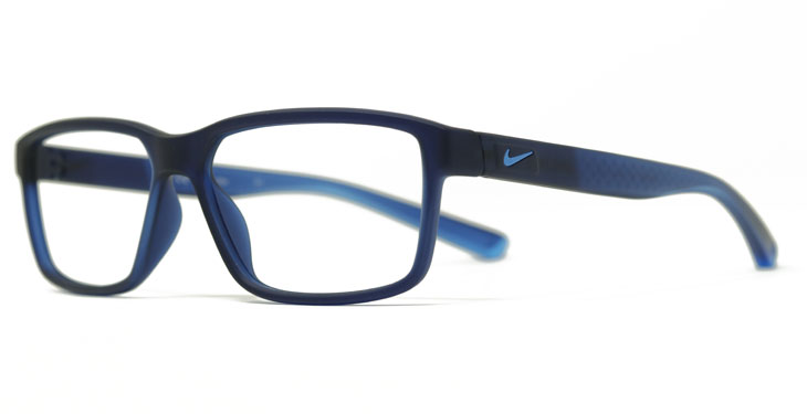 Nikevision 7092 Men's Frames, Navy Blue, Side View